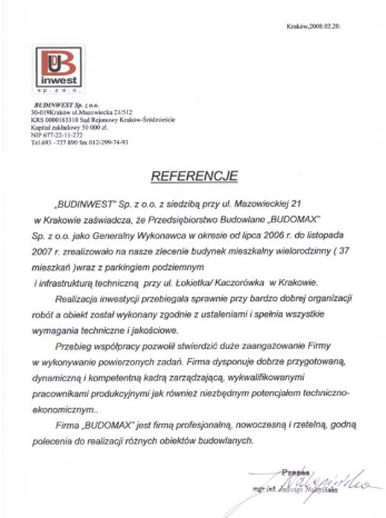 BUDINWEST Sp. z o.o.